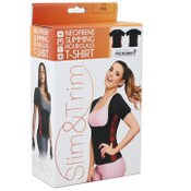 Wholesale - XXL 2-TONE WOMEN NEOPRENE HOURGLASS T-SHIRT W/SLEEVES (BOXED) C/P 12, UPC: 191730401660